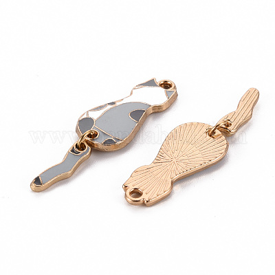 Подвески из экологически чистого сплава с эмалью X-ENAM-T011-84D-NR-1