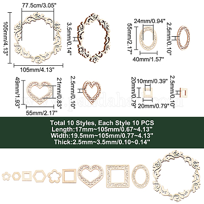 Bijoux DIY 12 Breloques Boucles D'Oreilles Pompon SUNNYCLUE - Plaqué Or 18K | Pour DIY Bijoux | Strass Et Chaîne Kit Fabrication Bijoux