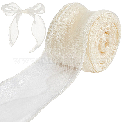 Полиэстер органза ленты SRIB-WH20020-003B-01-1