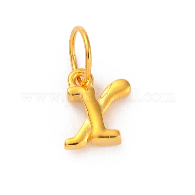 925 подвеска в виде буквы из стерлингового серебра с соединительными кольцами&nbsp;LS-STER-R008-01G-X-1