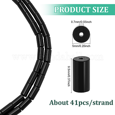 1 brin de perles de verre opaques&nbsp;FIND-PH0027-55-1