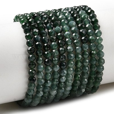 Естественный жадеит бисер пряди&nbsp;G-P603-C-3mm-02-1