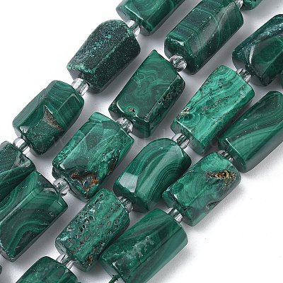 Природного малахита бисер нитей&nbsp;G-C270-K03-1