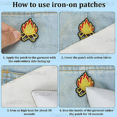 20 шт. полиэстеровые нашивки на одежду&nbsp;PATC-CY0001-40-1