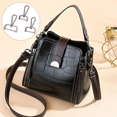 1pc Detachable Metal Swivel Bag Handbag Shoulder Strap Belt Clasp Clip  Trigger