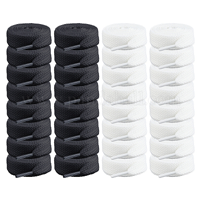 16 Paar 2 Farben Polyester-Schnürsenkel&nbsp;FIND-FH0016-66-1