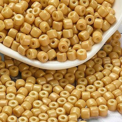 Стеклянные бусины с перламутровым эффектом для выпечки&nbsp;SEED-C001-04A-14-1