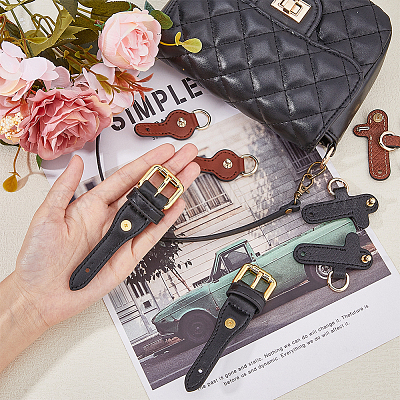 Искусственная кожа и сплав неповрежденные регулируемые роликовые пряжки для сумок&nbsp;FIND-WH0126-162-1