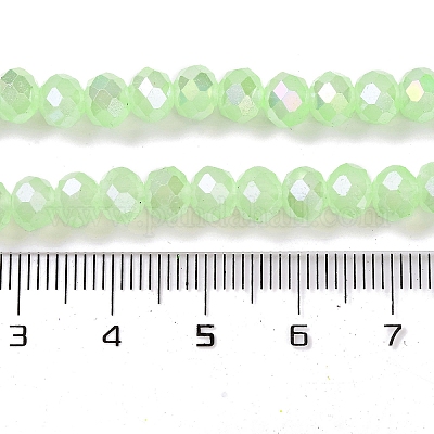 Запекание гальванических нитей стеклянных бусин DGLA-A039-J10mm-B10-1