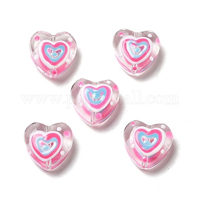 Стекло с эмалевыми бусинами LAMP-M011-03A-1