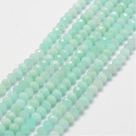 Chapelets de perles en amazonite naturel G-P243-03-1