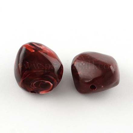 Наггетсы имитация драгоценных камней акриловые бусины OACR-R044-01-1