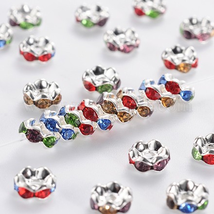 Middle East Rhinestone Spacer Beads RSB036-1-1