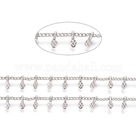 Brass Handmade Curb Chains CHC-G006-12P-1