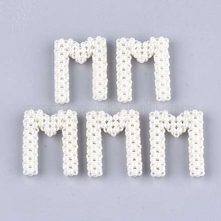 Perles tressées en plastique faites main avec abs FIND-T039-18-M-1