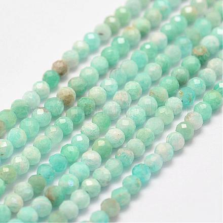 Chapelets de perles en amazonite naturel G-P279-42-3mm-1