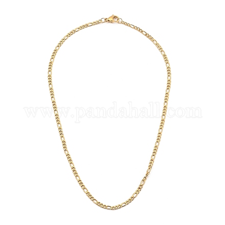 304 Stainless Steel Figaro Chains Necklaces NJEW-JN02976-02-1