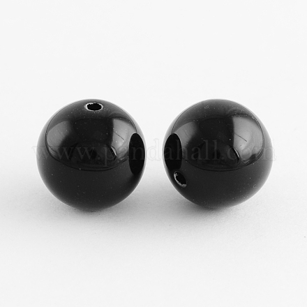 Chunky Bubblegum Round Acrylic Beads SACR-S044-10mm-20-1