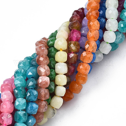 Chapelets de perles de quartz naturel G-S359-376-1