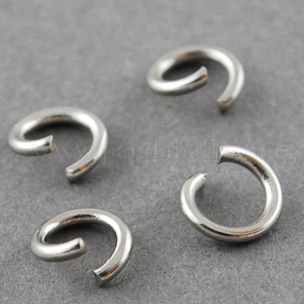 304 Stainless Steel Jump Rings A-STAS-R049-5x0.7mm-1