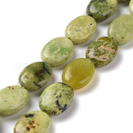 Chapelets de perles en serpentine naturelle G-N166-23-1