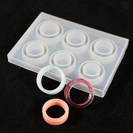 Stampi ad anello in silicone X-DIY-G007-01-1