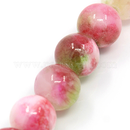 Naturali persiano perle di giada fili G-D434-4mm-03-1