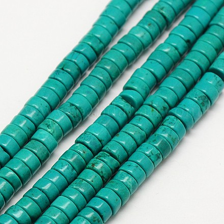 Natural Howlite Beads Strands X-G-N0132-03-6mm-1