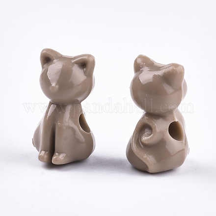 Opaque Acrylic Kitten Beads MACR-S830-02K-1
