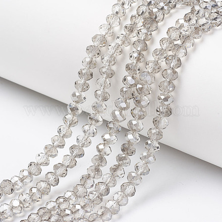 Placcare trasparente perle di vetro fili EGLA-A034-T8mm-E15-1
