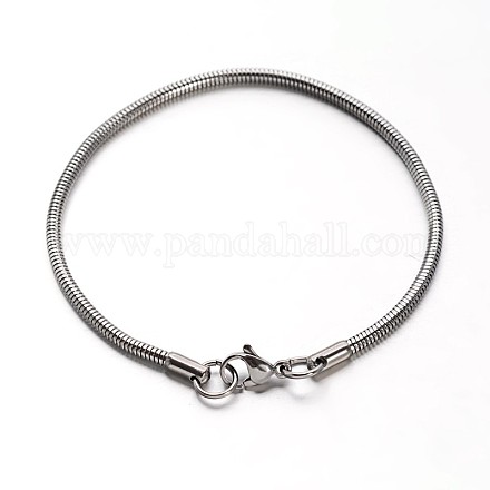 304 serpent d'acier inoxydable bracelets chaînes BJEW-O091-06P-1