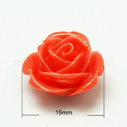 Synthetic Coral Beads CORA-G022-15mm-7-1