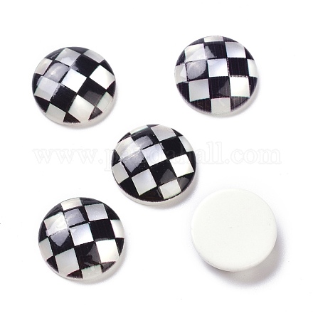 Opaque Resin Cabochons RESI-Z002-30-1