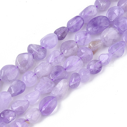 Natürlichen Amethyst Perlen Stränge G-S363-053-1