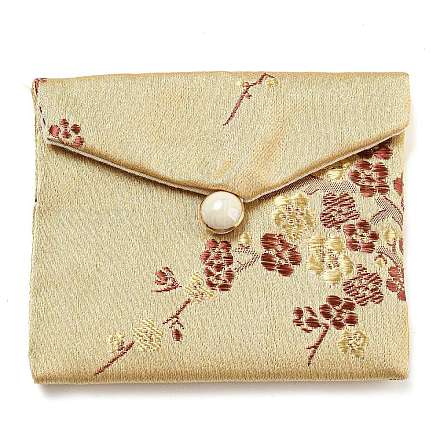Pochettes de rangement de bijoux en tissu floral de style chinois AJEW-D065-01A-02-1