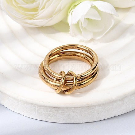 Кольца из нержавеющей стали 304&nbsp;RJEW-Z133-01C-01G-1