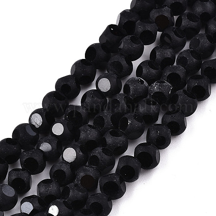 Transparent Glass Beads Strands GLAA-N033-05A-C03-1