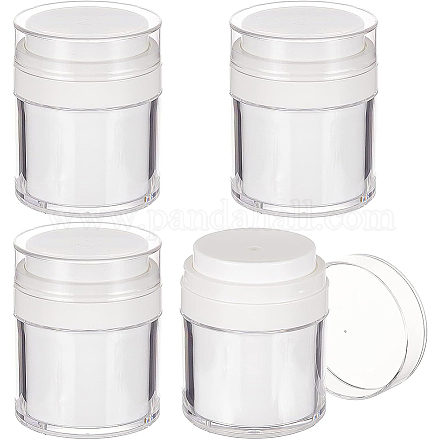 Acrylic Airless Pump Jars MRMJ-WH0083-01-1