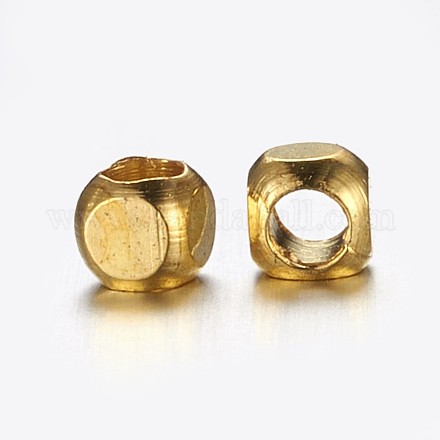 Brass Beads KK-D526-41C-1