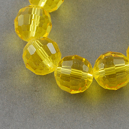 Chapelets de perles en verre transparent GLAA-R095-8mm-20-1