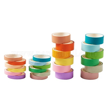 12 farben diy einklebebuch dekorative klebebänder DIY-TA0002-40-1