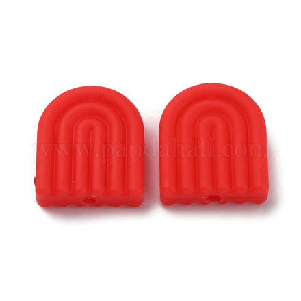 Силиконовые бусины&nbsp;SIL-WH0001-38G-1