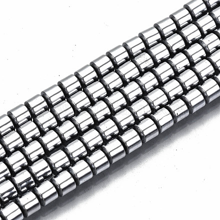 Chapelets de perles en hématite synthétique sans magnétiques G-T114-61-P-1