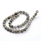 Natural Labradorite Bead Strands, Round, 8~9mm, Hole: 1mm, about 45~47pcs/strand, 15 inch