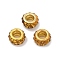 Alloy Rhinestone Clay Pave Beads, Rondelle, Peru, 11.5x6.5mm, Hole: 5mm