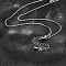 Long-Lasting Plated Brass Curb Chain Necklaces, with Lobster Claw Clasp, Nickel Free, Real Platinum Plated, 18.11 inch(46cm), 1.2mm