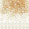 200Pcs 304 Stainless Steel Split Rings, Double Loop Jump Rings, Golden, 7x1.3mm, Inner Diameter: 5.5mm, Single Wire: 0.65mm