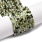 Natural Prehnite Beads Strand, Cube, 2.5x2.5x2.5mm, Hole: 0.5mm, about 152pcs/strand, 14.96''(38cm)
