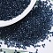 MIYUKI Delica Beads, Cylinder, Japanese Seed Beads, 11/0, (DB0286) Midnight Blue Lined Aqua AB , 1.3x1.6mm, Hole: 0.8mm, about 10000pcs/bag, 50g/bag