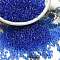8/0 Grade A Round Glass Seed Beads, Transparent Colours, Cornflower Blue, 8/0, 3x2mm, Hole: 1mm, about 10000pcs/bag